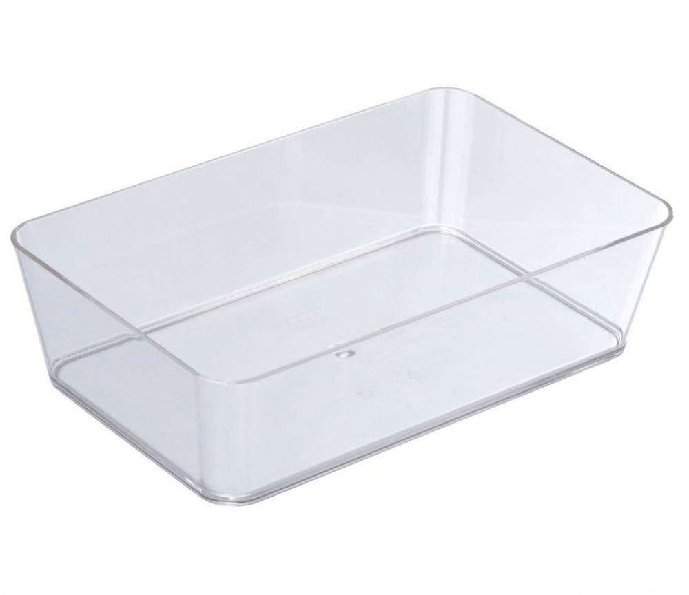 Storage tray, CANDY, 22 x 14 x H 6 cm, Clear in the group Storage / Storage boxes / Mini organizers at SmartaSaker.se (40683)
