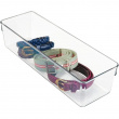 Storage Tray, DRESSER DRAWER ORGANISER SLIM, 30,5 x 10,2 x H 7,6 cm, Transparent Storage Tray, DRESSER DRAWER ORGANISER SLIM, 30,5 x 10,2 x H 7,6 cm, Transparent