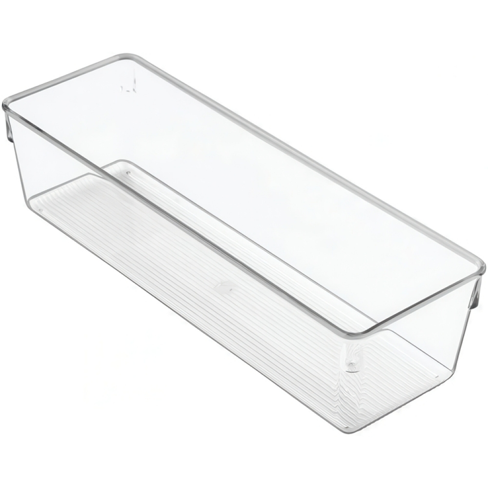 Storage Tray, DRESSER DRAWER ORGANISER SLIM, 30,5 x 10,2 x H 7,6 cm, Transparent in the group Storage / Wardrobe storage / Sorting boxes at SmartaSaker.se (40686)