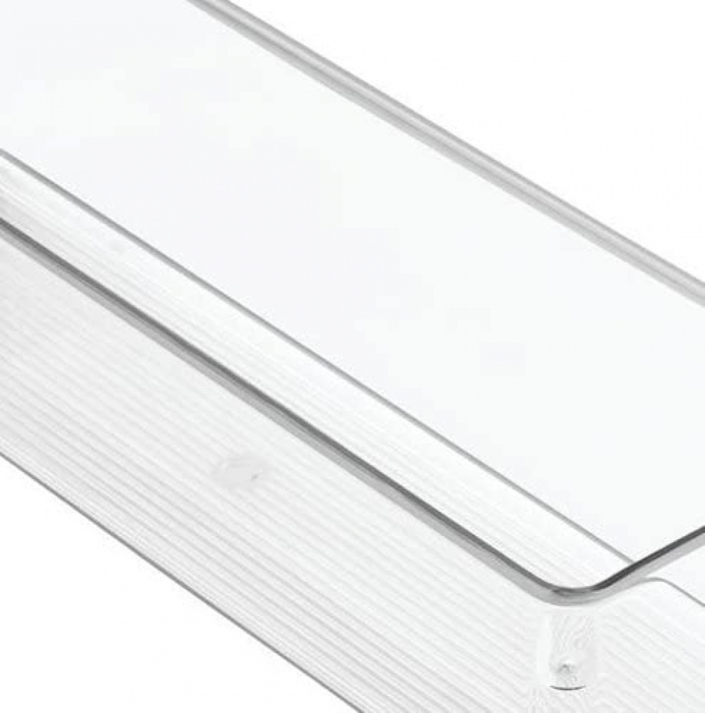 Storage Tray, DRESSER DRAWER ORGANISER SLIM, 30,5 x 10,2 x H 7,6 cm, Transparent in the group Storage / Wardrobe storage / Sorting boxes at SmartaSaker.se (40686)