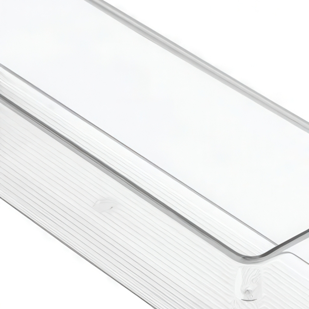 Storage Tray, DRESSER DRAWER ORGANISER SLIM, 30,5 x 10,2 x H 7,6 cm, Transparent in the group Storage / Wardrobe storage / Sorting boxes at SmartaSaker.se (40686)