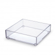Storage tray, K-SYSTEM SQUARE K5, 19 x 19 x H 5,3 cm, Clear  Storage tray, K-SYSTEM SQUARE K5, 19 x 19 x H 5,3 cm, Clear