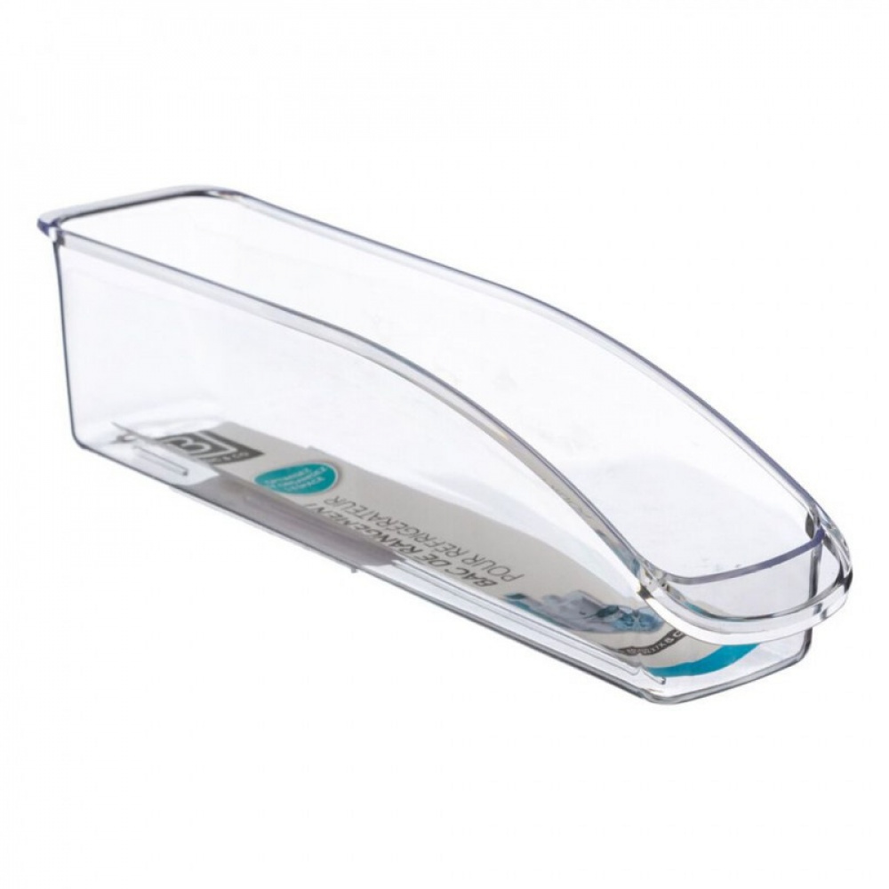 Refrigerator storage tray, FRIGO SMALL, 32 x 7,5 x H 8 cm, Clear in the group Storage / Kitchen storage / Fridge storage at SmartaSaker.se (40690)