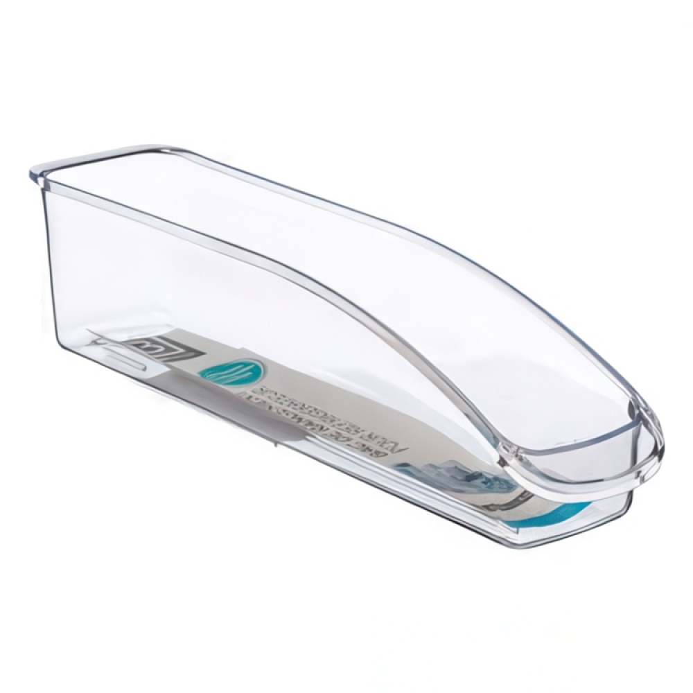 Refrigerator storage tray, FRIGO SMALL, 32 x 7,5 x H 8 cm, Clear in the group Storage / Kitchen storage / Fridge storage at SmartaSaker.se (40690)