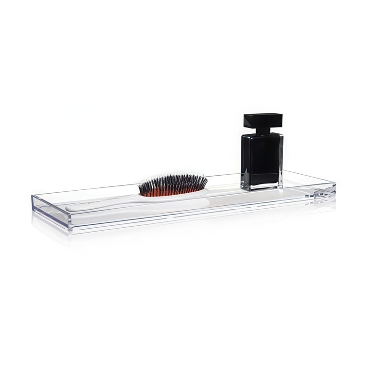 Storage Tray, PALASET LONG, 14 x 42 x 2,3 cm, Clear in the group Storage / Bathroom storage at SmartaSaker.se (40691)