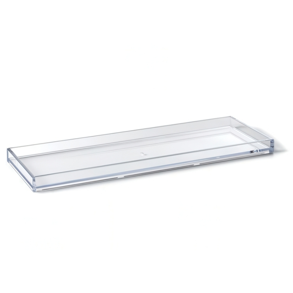 Storage Tray, PALASET LONG, 14 x 42 x 2,3 cm, Clear in the group Storage / Bathroom storage at SmartaSaker.se (40691)