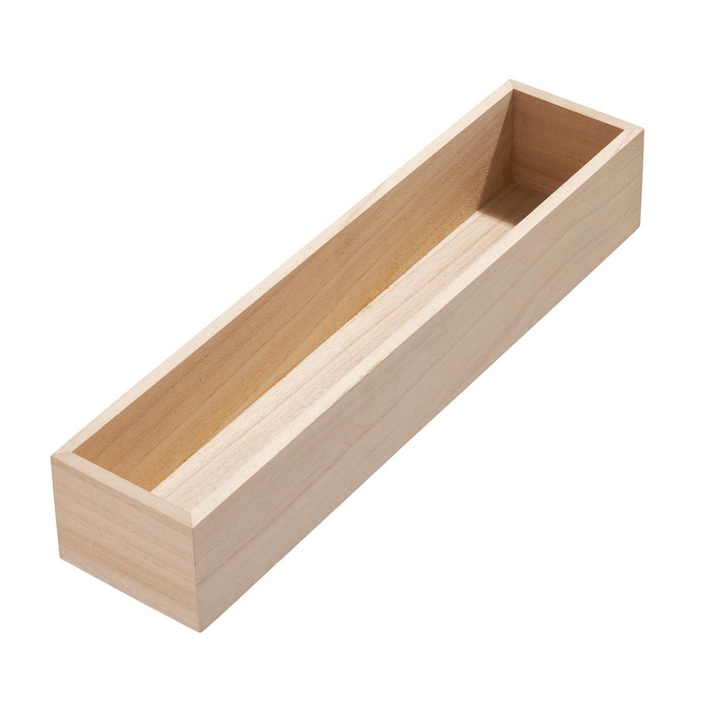 Storage Tray, Oblong, PAULOWNIA DRAWER ORGANIZER, 8,6 x 38,1 x H 7 cm, Nature in the group Storage / Kitchen storage / Kitchen cabinet organizers / Cutlery drawers at SmartaSaker.se (40692)