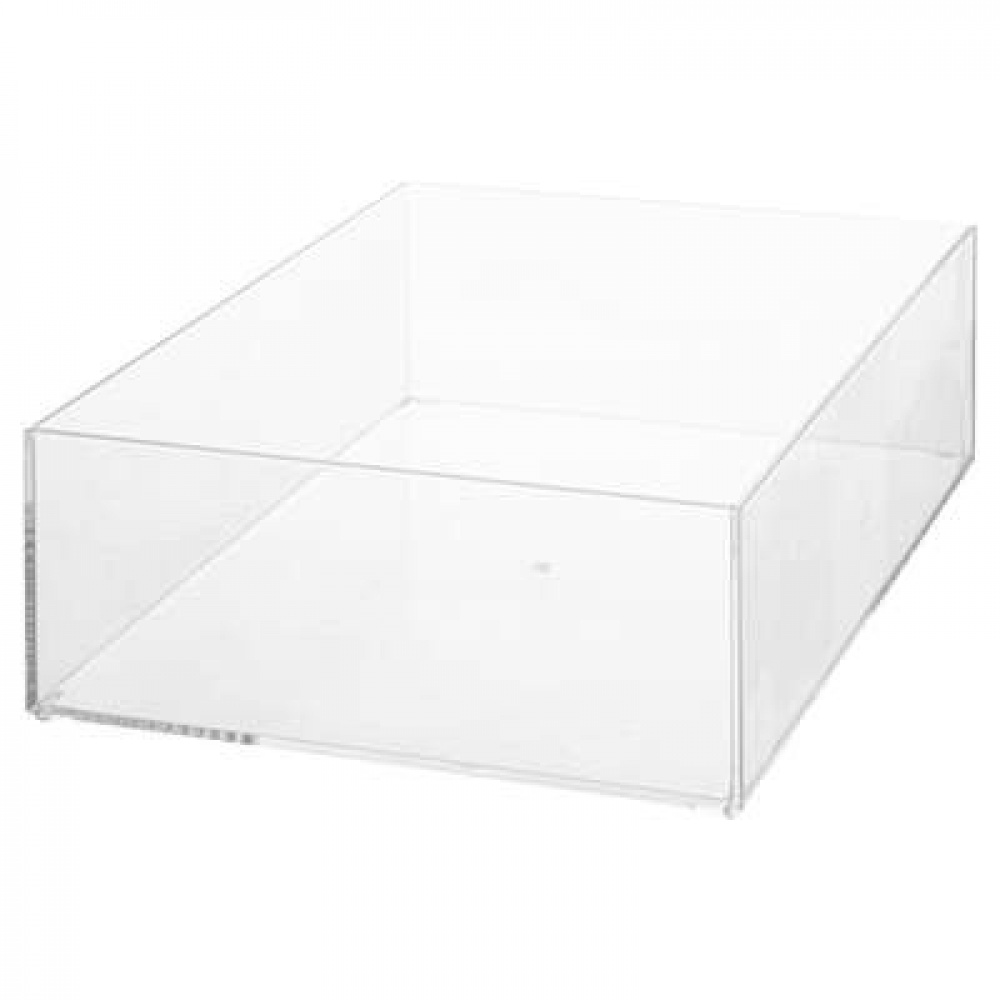 Storage box, Stackable, SELENA ORGANISER LARGE, 25,6 x 19,2 x H 8,5 cm, Clear in the group Storage / Storage boxes at SmartaSaker.se (40694)