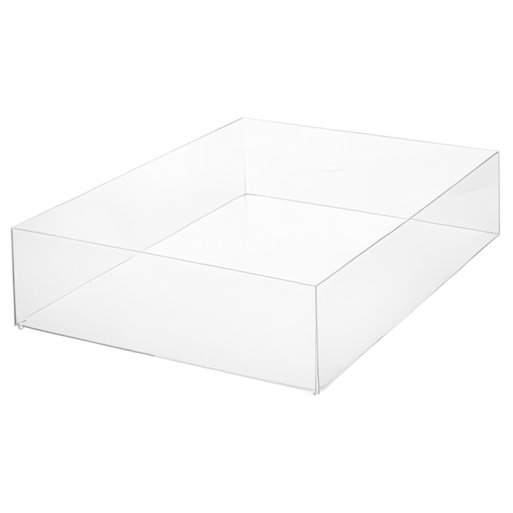 Storage tray, Stackable, SELENA ORGANISER XL, 38,5 x 25,6 x H 8,5 cm, Clear in the group Storage / Storage boxes at SmartaSaker.se (40695)