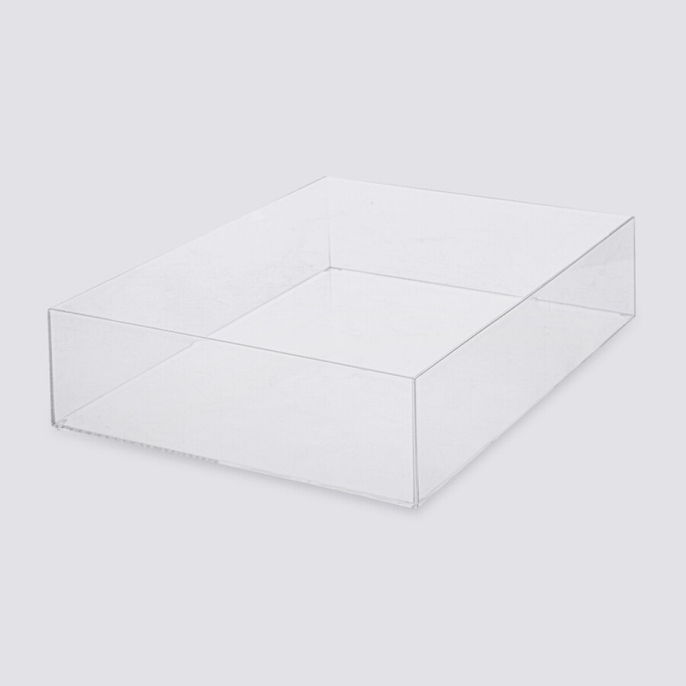 Storage tray, Stackable, SELENA ORGANISER XL, 38,5 x 25,6 x H 8,5 cm, Clear in the group Storage / Storage boxes at SmartaSaker.se (40695)