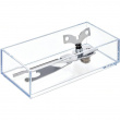 Storage tray, Stackable, CLARITY ORGANISER SMALL, 10,2 x 20,3 x H 5 cm, Clear  Storage tray, Stackable, CLARITY ORGANISER SMALL, 10,2 x 20,3 x H 5 cm, Clear