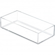 Storage tray, Stackable, CLARITY ORGANISER SMALL, 10,2 x 20,3 x H 5 cm, Clear  Storage tray, Stackable, CLARITY ORGANISER SMALL, 10,2 x 20,3 x H 5 cm, Clear