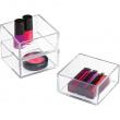 Storage tray, Stackable, CLARITY ORGANISER SQUARE MINI, 10,2 x 10,2 x H 5 cm, Clear  Storage tray, Stackable, CLARITY ORGANISER SQUARE MINI, 10,2 x 10,2 x H 5 cm, Clear