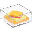Storage tray, Stackable, CLARITY ORGANISER SQUARE MINI, 10,2 x 10,2 x H 5 cm, Clear  Storage tray, Stackable, CLARITY ORGANISER SQUARE MINI, 10,2 x 10,2 x H 5 cm, Clear