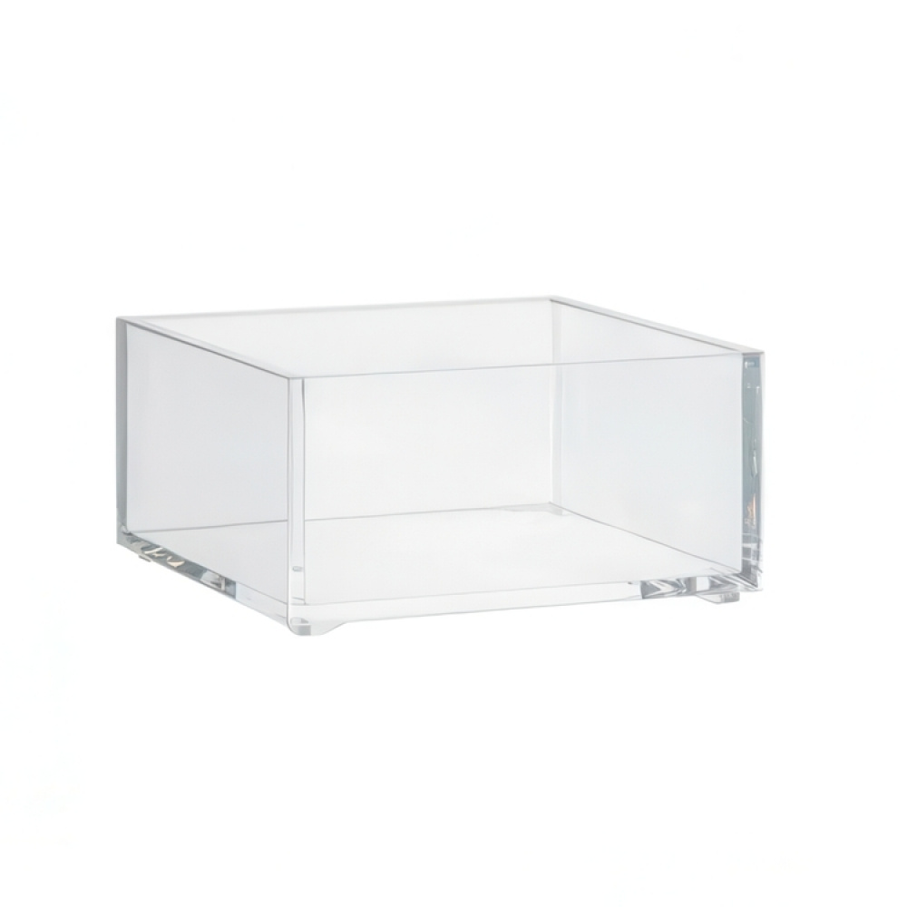 Storage tray, Stackable, SELENA ORGANISER XS, 9,6 x 9,6 x H 4,8 cm, Clear in the group Storage / Storage boxes at SmartaSaker.se (40701)