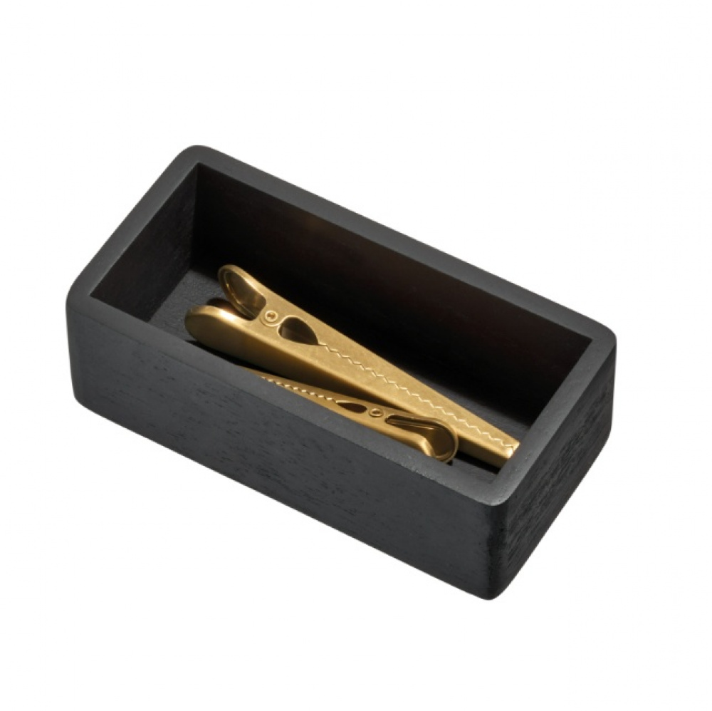 Storage Tray, THE HOME EDIT SMALL DRAWER ORGANIZER, 7,6 x 15,2 x H 5,1 cm, Black in the group Storage / Kitchen storage / Kitchen cabinet organizers / Cutlery drawers at SmartaSaker.se (40708)