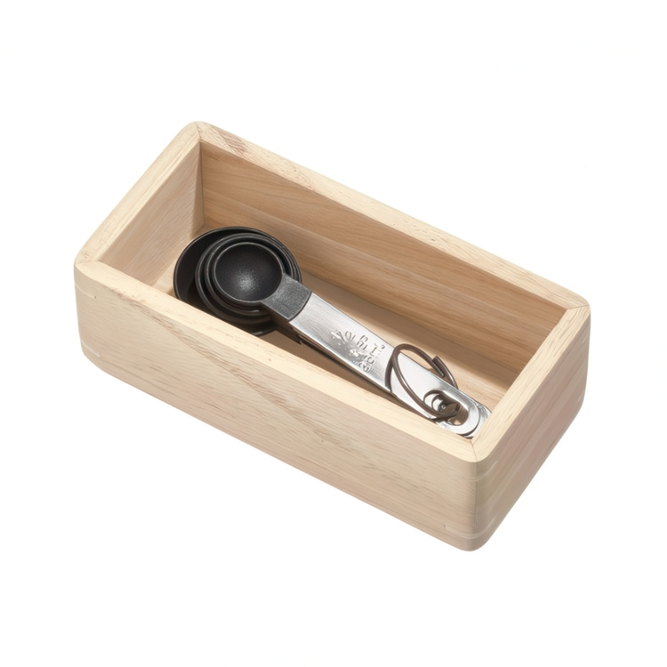 Storage Tray, THE HOME EDIT SMALL DRAWER ORGANIZER, 7,6 x 15,2 x H 5,1 cm, Nature in the group Storage / Kitchen storage / Storage jars at SmartaSaker.se (40709)