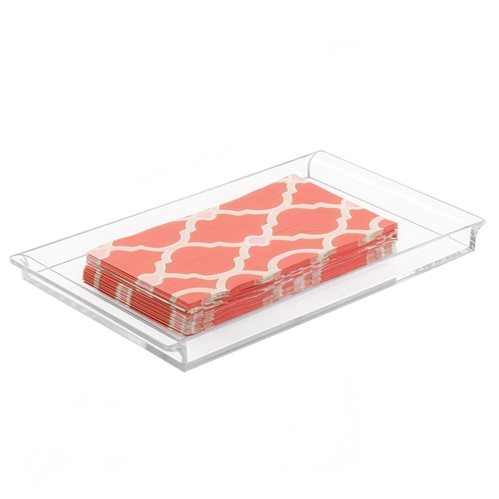 Storage Tray, VANITY TRAY, 30,5 x 18 cm, Clear in the group Storage / Bathroom storage at SmartaSaker.se (40710)