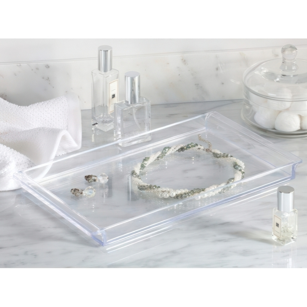 Storage Tray, VANITY TRAY, 30,5 x 18 cm, Clear in the group Storage / Bathroom storage at SmartaSaker.se (40710)