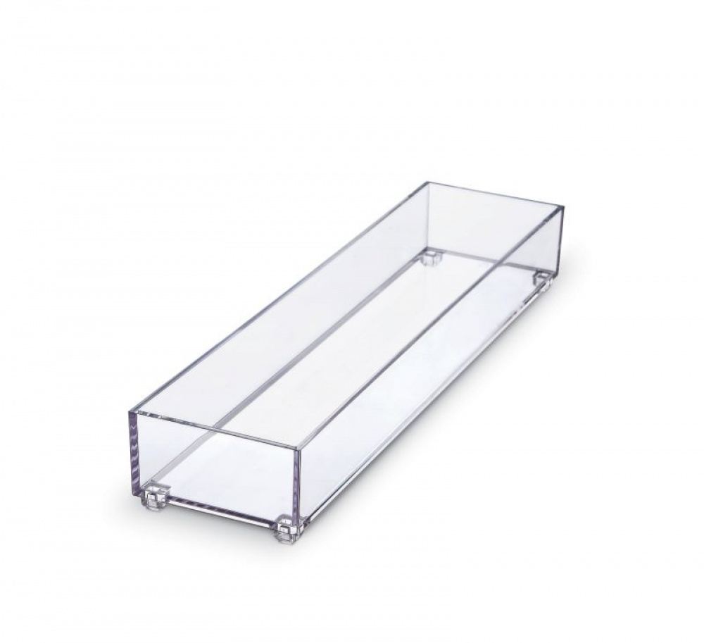 Storage trays, Set of 3, K-SYSTEM RECTANGULAR SET K1 + K3 + K4 , Clear in the group Storage / Bathroom storage at SmartaSaker.se (40712)