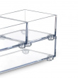 Storage trays, Set of 3, K-SYSTEM RECTANGULAR SET K1 + K3 + K4 , Clear  Storage trays, Set of 3, K-SYSTEM RECTANGULAR SET K1 + K3 + K4 , Clear