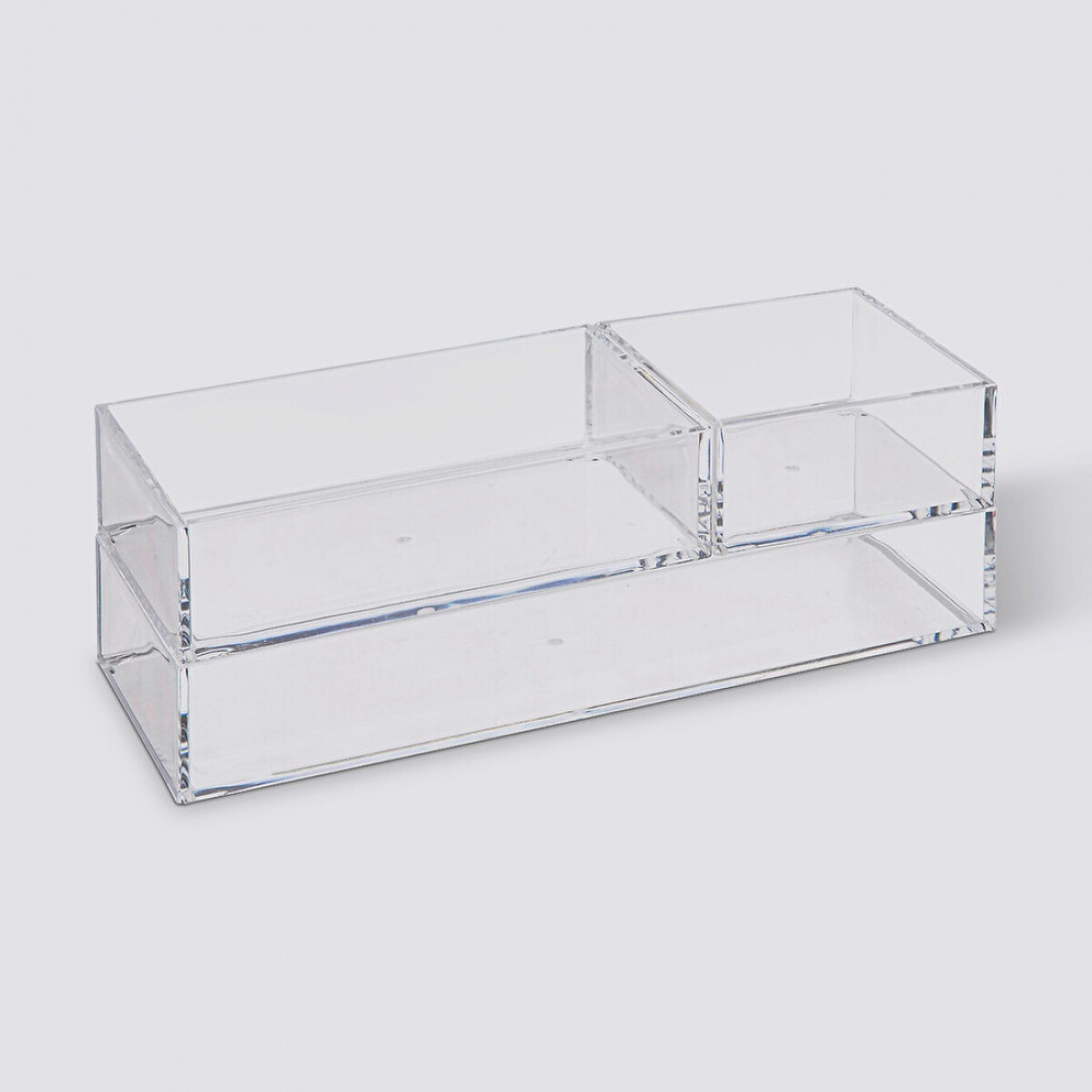 Storage trays, Stackable, Set of 3 SELENA ORGANISERS, Clear in the group Storage / Storage boxes at SmartaSaker.se (40713)