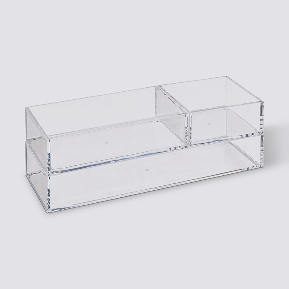 Storage trays, Stackable, Set of 3 SELENA ORGANISERS, Clear in the group Storage / Storage boxes at SmartaSaker.se (40713)