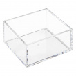 Storage trays, Stackable, Set of 3 SELENA ORGANISERS, Clear  Storage trays, Stackable, Set of 3 SELENA ORGANISERS, Clear
