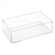 Storage trays, Stackable, Set of 3 SELENA ORGANISERS, Clear  Storage trays, Stackable, Set of 3 SELENA ORGANISERS, Clear