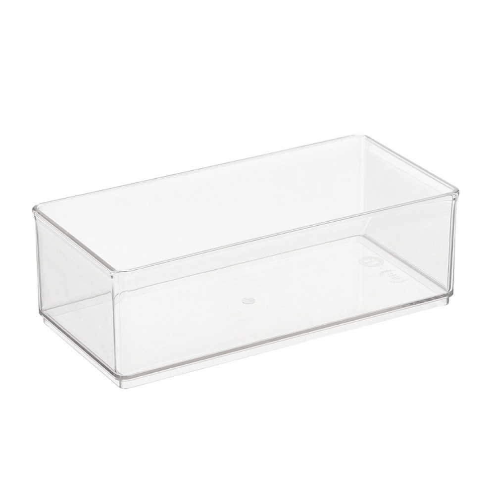 Storage Box, THE HOME EDIT LARGE BIN ORGANIZER, 24,1 x 12,1 x H 8,3 cm, Transparent in the group Storage / Storage boxes / Mini organizers at SmartaSaker.se (40719)