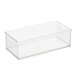 Storage Box, THE HOME EDIT LARGE BIN ORGANIZER, 24,1 x 12,1 x H 8,3 cm, Transparent Storage Box, THE HOME EDIT LARGE BIN ORGANIZER, 24,1 x 12,1 x H 8,3 cm, Transparent