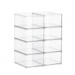 Storage Box, THE HOME EDIT MEDIUM BIN ORGANIZER, 16,5 x 12,1 x H 8,3 cm, Transparent Storage Box, THE HOME EDIT MEDIUM BIN ORGANIZER, 16,5 x 12,1 x H 8,3 cm, Transparent