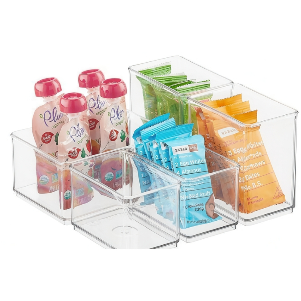 Storage Box, THE HOME EDIT MEDIUM BIN ORGANIZER, 16,5 x 12,1 x H 8,3 cm, Transparent in the group Storage / Storage boxes / Mini organizers at SmartaSaker.se (40720)