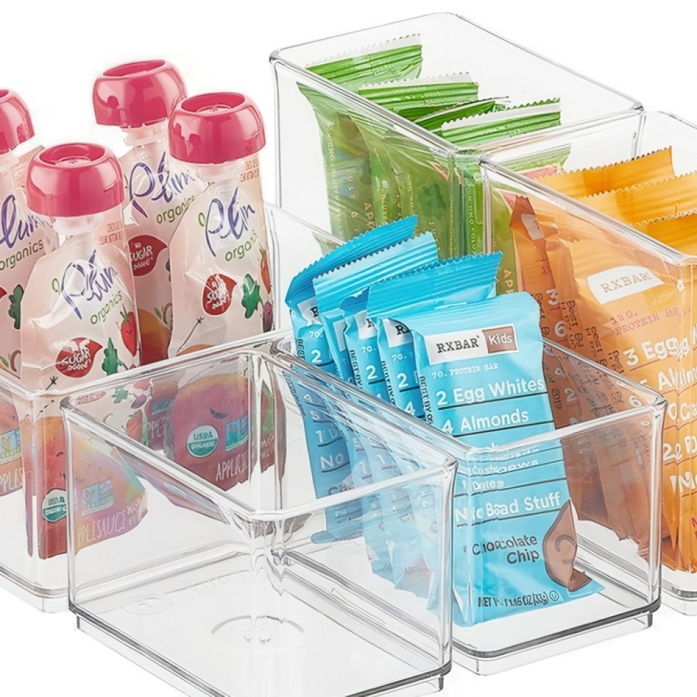 Storage Box, THE HOME EDIT SMALL BIN ORGANIZER, 12,1 x 8,3 x H 8,3 cm,, Transparent in the group Storage / Kitchen storage / Storage jars at SmartaSaker.se (40721)