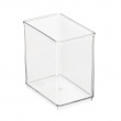 Storage Box, THE HOME EDIT TALL BIN ORGANIZER, 12,1 x 8,3 x H 12,7 cm, Clear Storage Box, THE HOME EDIT TALL BIN ORGANIZER, 12,1 x 8,3 x H 12,7 cm, Clear