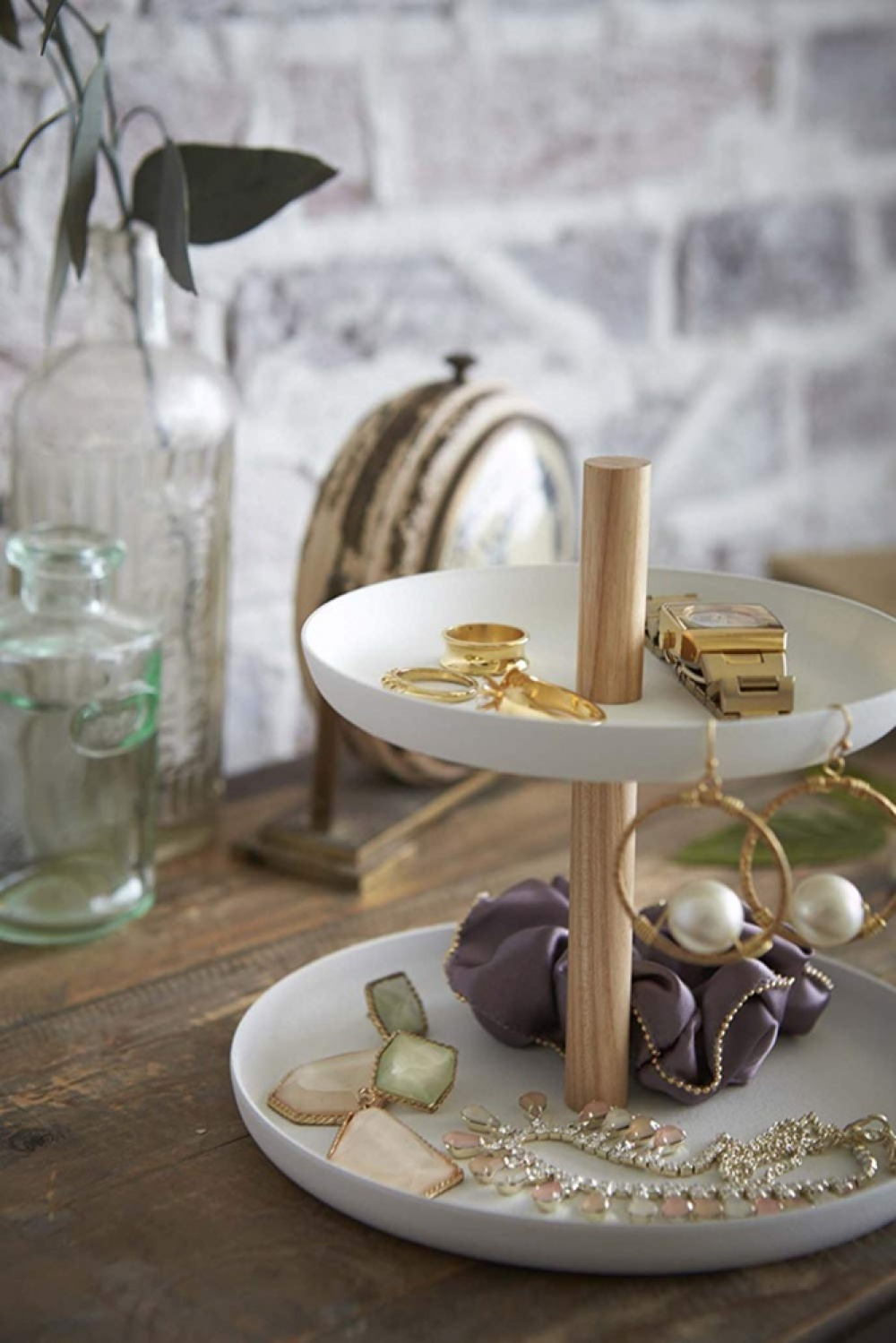  Accessories tray, TOSCA, Yamazaki, White in the group Storage / Bedroom storage / Jewelry storage at SmartaSaker.se (40723)