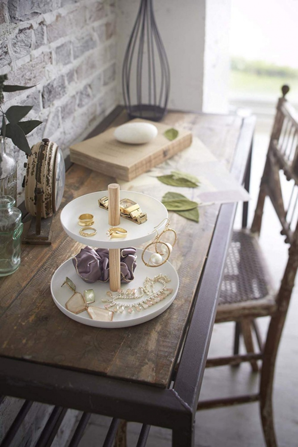  Accessories tray, TOSCA, Yamazaki, White in the group Storage / Bedroom storage / Jewelry storage at SmartaSaker.se (40723)