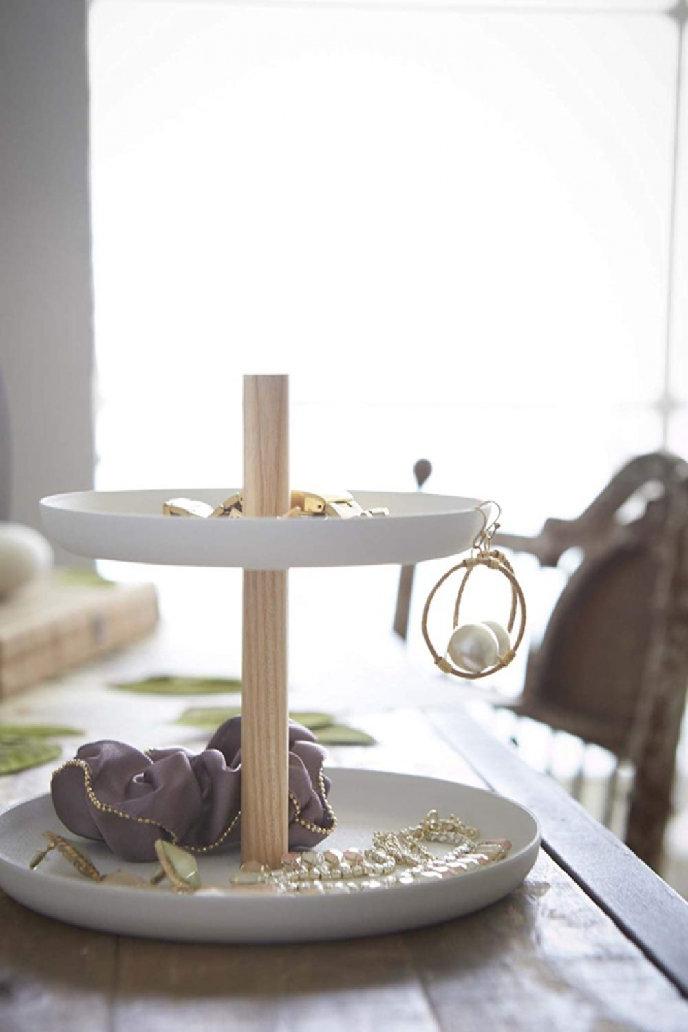  Accessories tray, TOSCA, Yamazaki, White in the group Storage / Bedroom storage / Jewelry storage at SmartaSaker.se (40723)