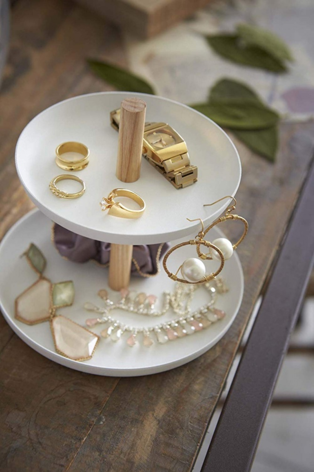  Accessories tray, TOSCA, Yamazaki, White in the group Storage / Bedroom storage / Jewelry storage at SmartaSaker.se (40723)