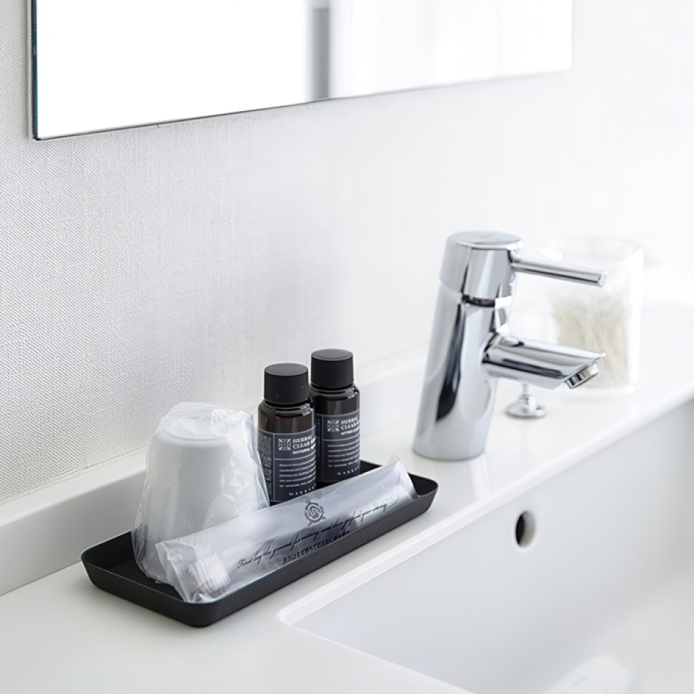 Storage tray in metal, TOWER AMENITY TRAY, 22 x 10 x H 1,5 cm, Yamazaki in the group Storage / Bathroom storage at SmartaSaker.se (40725)