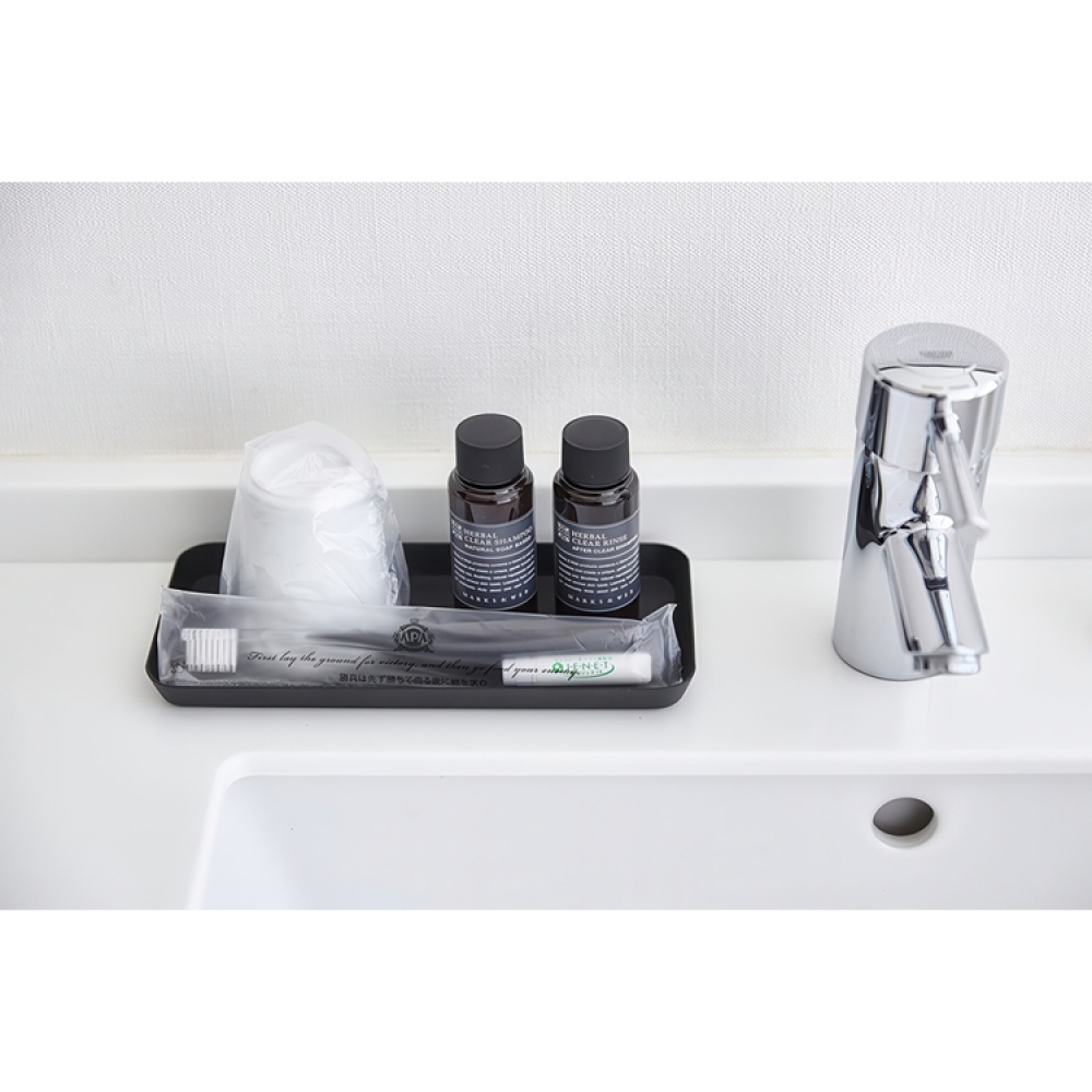 Storage tray in metal, TOWER AMENITY TRAY, 22 x 10 x H 1,5 cm, Yamazaki in the group Storage / Bathroom storage at SmartaSaker.se (40725)