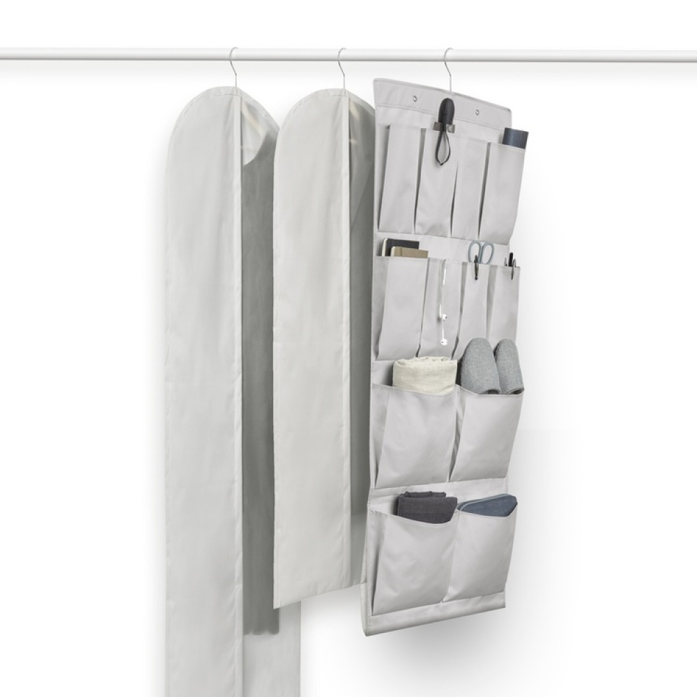 Storage pockets, MULTIPURPOSE TIDY, 45 x H 150 cm, Gray in the group Storage / Wardrobe storage at SmartaSaker.se (40727)