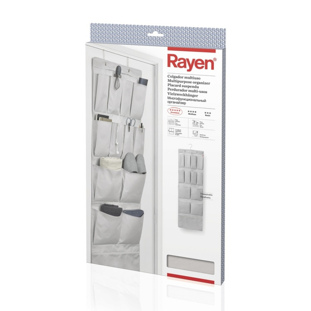 Storage pockets, MULTIPURPOSE TIDY, 45 x H 150 cm, Gray in the group Storage / Wardrobe storage at SmartaSaker.se (40727)