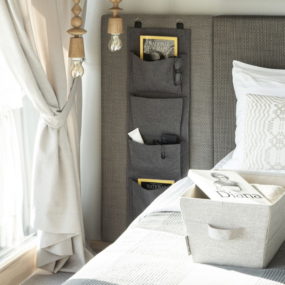 Hanging organizer, 4-compartments, BIGSO HANG UP STORAGE, 30 x H 100 cm in the group Storage / Wardrobe storage at SmartaSaker.se (40728)