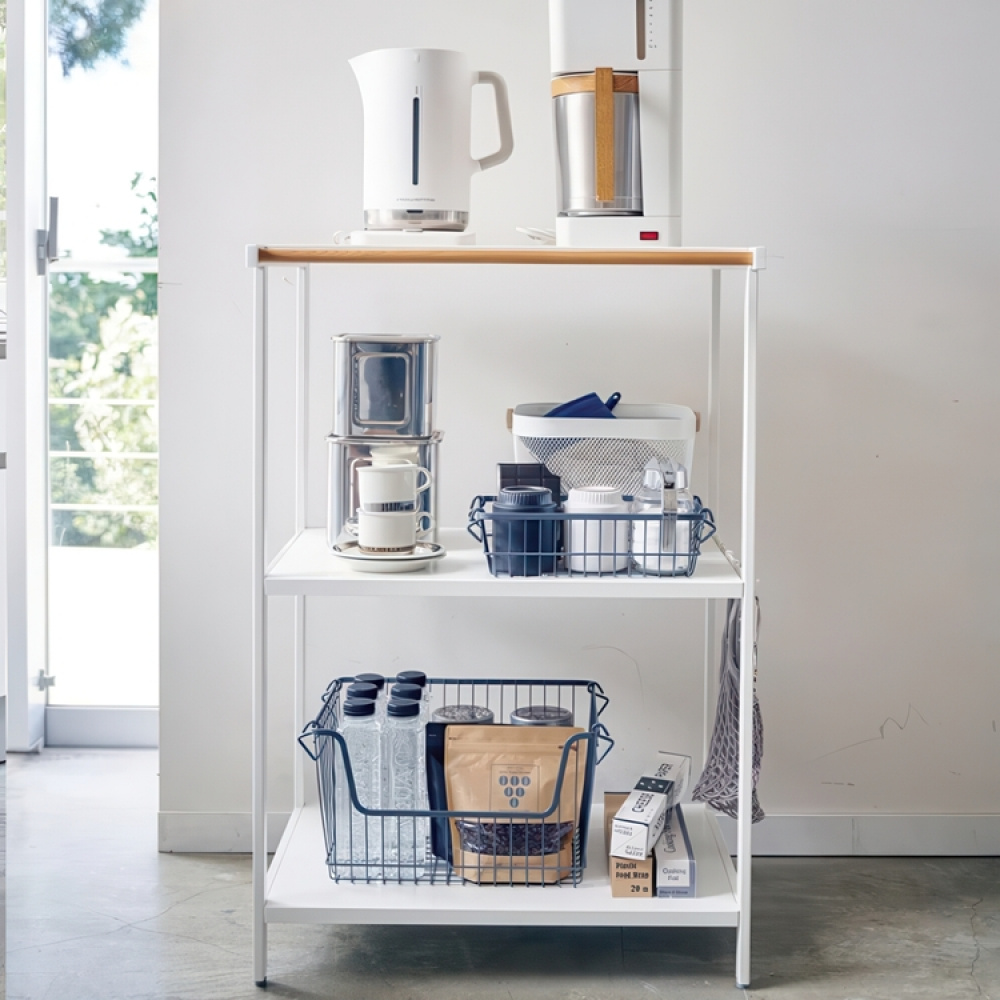 Metal Shelf, TOWER 3-TIERED RACK, 60 x 46,5 x H 90 cm, Yamazaki in the group Storage / Hallway storage at SmartaSaker.se (40730)