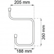Utility hook / Storage Console, HABO, Steel Utility hook / Storage Console, HABO, Steel
