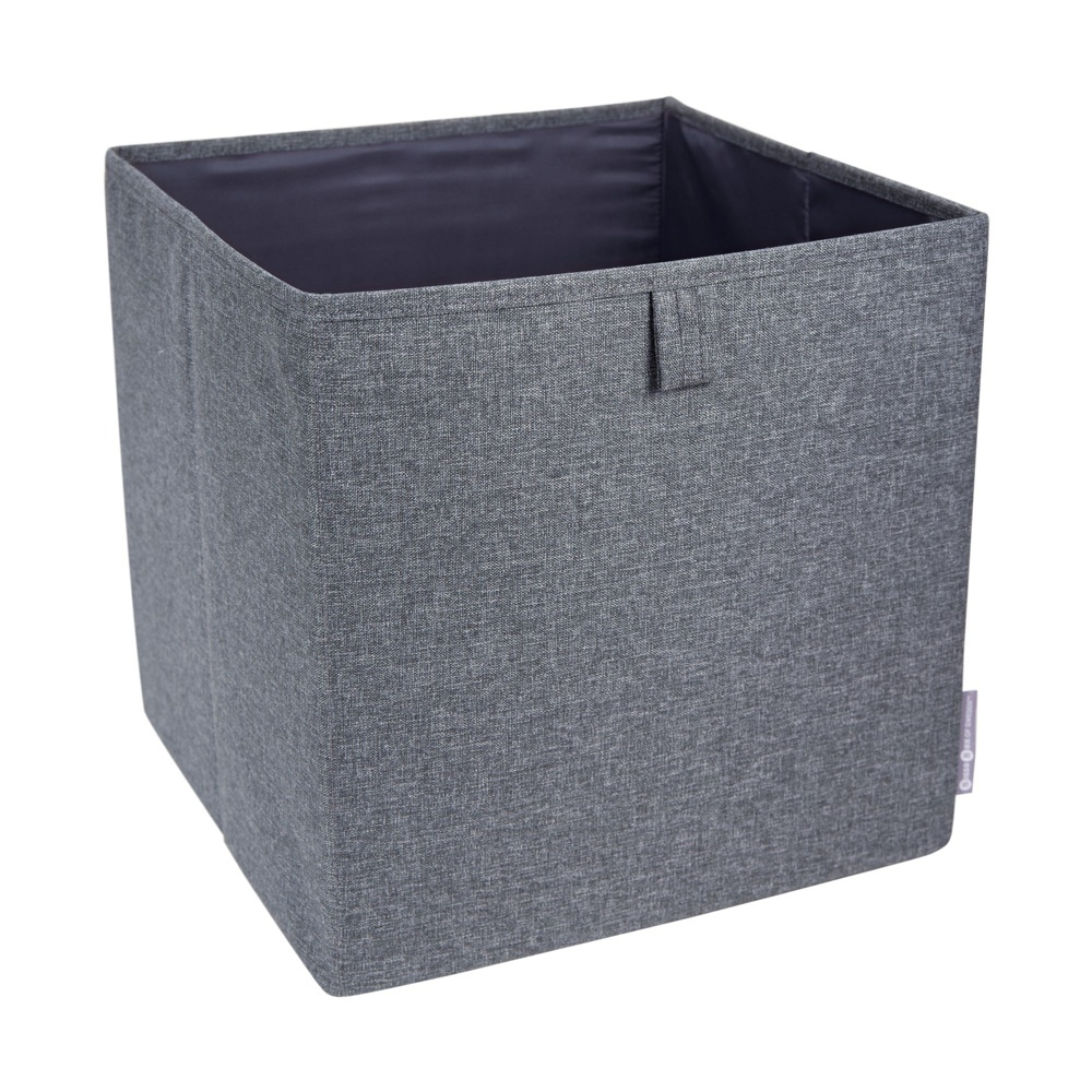 Storage basket, BIGSO CUBE, 31,5 x H 31,5 cm, Grey in the group Storage / Storage boxes / BigSo storage boxes at SmartaSaker.se (40739)