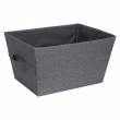 Storage basket, BIGSO TAPERED BIN LARGE, 5 x 34 x H 25 cm,, Grey Storage basket, BIGSO TAPERED BIN LARGE, 5 x 34 x H 25 cm,, Grey