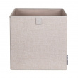 Storage basket, BIGSO CUBE, 31,5 x H 31,5 cm, Beige