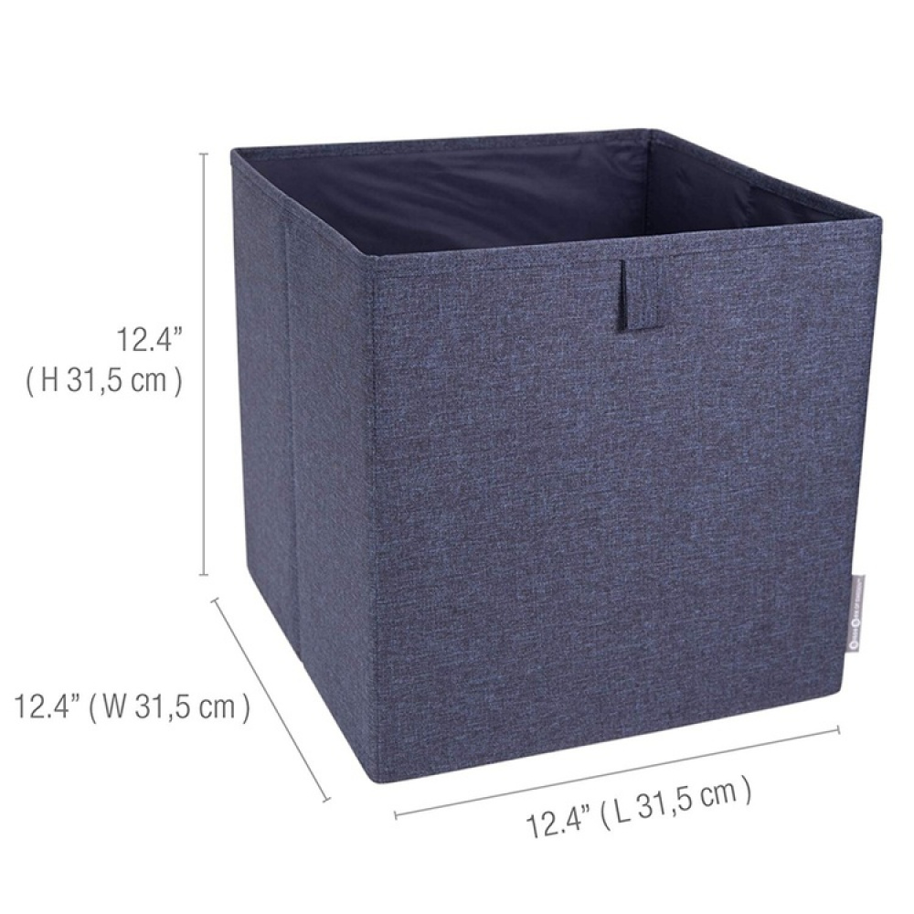 Storage basket, BIGSO CUBE, 31,5 x H31,5 cm, Blue in the group Storage / Storage boxes at SmartaSaker.se (40742)